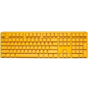 Teclado sem Fios Ducky DKON2108ST-RUSPDYDYYYC1 Amarelo Monocromática QWERTY de Ducky, Teclados - Ref: S91101495, Preço: 185,8...