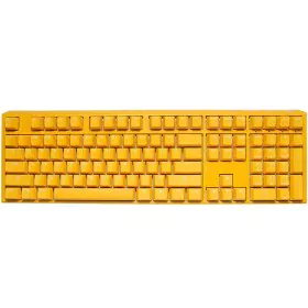 Teclado sem Fios Ducky DKON2108ST-RUSPDYDYYYC1 Amarelo Monocromática QWERTY de Ducky, Teclados - Ref: S91101495, Preço: 184,6...