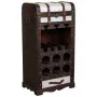 Bottle rack Alexandra House Living Brown PVC Wood Metal Cloth 30 x 85 x 44 cm Chest by Alexandra House Living, Shelves and su...