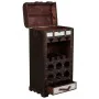 Bottle rack Alexandra House Living Brown PVC Wood Metal Cloth 30 x 85 x 44 cm Chest by Alexandra House Living, Shelves and su...