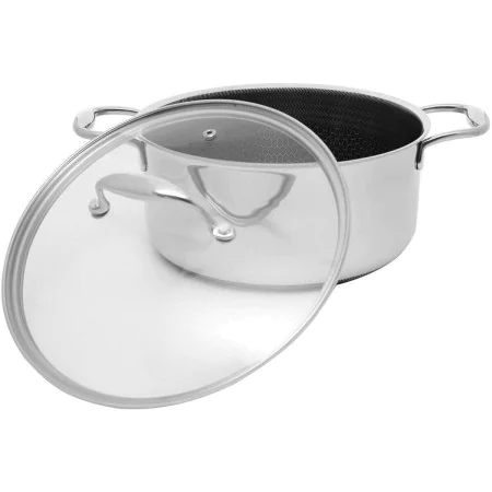 Casserole with Lid Kohersen 71104 Silver Stainless steel Aluminium Ø 24 cm 4,9 L by Kohersen, Braising Pans - Ref: S91101872,...