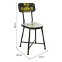 Stool Alexandra House Living Black 40 x 82 x 38 cm by Alexandra House Living, Barstools - Ref: D1631633, Price: 64,25 €, Disc...