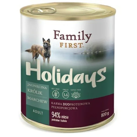 Comida húmida Family First FF-19011 Borrego Coelho Cenoura 800 g de Family First, Húmida - Ref: S9110217, Preço: 6,96 €, Desc...