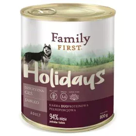 Comida húmida Family First FF-19013 Maçã Javali Ganso 800 g de Family First, Húmida - Ref: S9110223, Preço: 6,69 €, Desconto: %