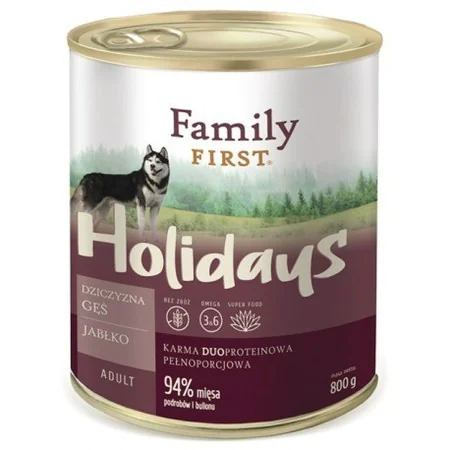 Comida húmeda Family First FF-19013 Manzana Jabalí Ganso 800 g de Family First, Húmeda - Ref: S9110223, Precio: 6,69 €, Descu...