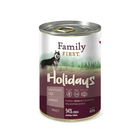 Comida húmida Family First FF-19012 Maçã Javali Ganso 400 g de Family First, Húmida - Ref: S9110224, Preço: 4,21 €, Desconto: %