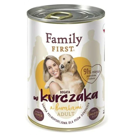 Comida húmida Family First FF-19036 Frango 400 g de Family First, Húmida - Ref: S9110234, Preço: 3,46 €, Desconto: %