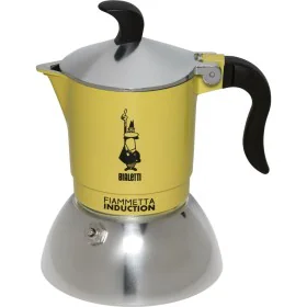 Italienische Kaffeemaschine Bialetti 29588 Gelb Aluminium Stahl 100 ml von Bialetti, Espressokocher - Ref: S91102358, Preis: ...