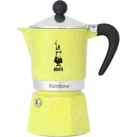 Caffettiera Italiana Bialetti Primavera Giallo Alluminio 270 ml 6 Tazze di Bialetti, Moke e caffettiere - Rif: S91102363, Pre...