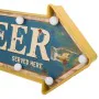 Placa de Pared Alexandra House Living Beer Azul Hierro 27 x 5 x 65 cm Iluminación de Alexandra House Living, Placas de pared ...