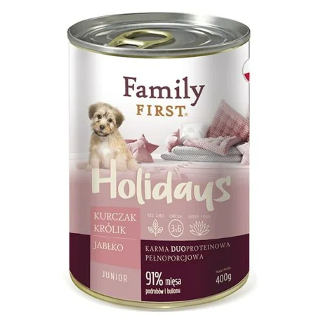 Wet food Family First FF-19080 Apple Chicken Rabbit 400 g by Family First, Wet - Ref: S9110241, Price: 4,37 €, Discount: %