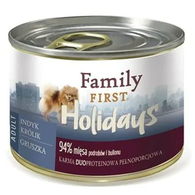 Alimentation humide Family First FF-19060 Dinde Lapin Poire 200 g de Family First, Humide - Réf : S9110243, Prix : 3,16 €, Re...