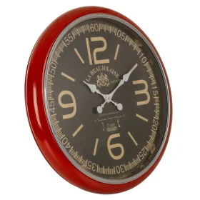 Horloge Murale Alexandra House Living Rouge Fer Bois MDF 62 x 6 x 62 cm de Alexandra House Living, Pendules murales - Réf : D...