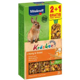 Snacks Vitakraft Kräcker Honey de Vitakraft, Collations - Réf : S91102473, Prix : 2,59 €, Remise : %