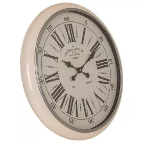 Orologio da Parete Alexandra House Living Bianco Ferro Legno MDF 62 x 6 x 62 cm di Alexandra House Living, Orologi da parete ...