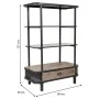 Shelves Alexandra House Living Brown Wood Metal Iron 121 x 40 x 80 cm by Alexandra House Living, Shelving & Storage - Ref: D1...