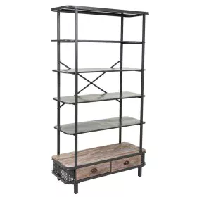 Scaffale Alexandra House Living Grigio Ferro Legno di abete 40 x 181 x 100 cm di Alexandra House Living, Librerie - Rif: D163...