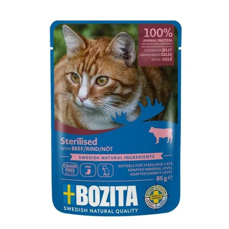 Comida para gato Bozita trozos de gelatina de ternera Carne de bovino 85 g de Bozita, Húmida - Ref: S91102709, Preço: 1,95 €,...