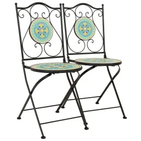 Chair Alexandra House Living Black 38 x 92 x 38 cm 2 Units by Alexandra House Living, Garden Dining Chairs - Ref: D1631659, P...