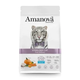 Aliments pour chat Amanova Fish Delicacy Poisson 1,5 Kg de Amanova, Sèche - Réf : S91103100, Prix : 35,88 €, Remise : %