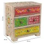 Caja-Joyero Alexandra House Living Multicolor Natural Madera de mango Madera MDF 11 x 20 x 19 cm 5 cajones de Alexandra House...