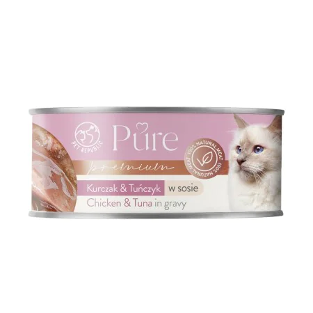 Aliments pour chat PETREPUBLIC Pure Chicken and tuna in gravy Poulet de PETREPUBLIC, Humide - Réf : S91103296, Prix : 1,74 €,...