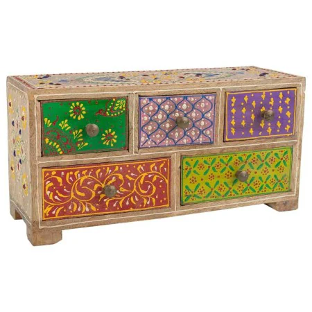 Jewelry box Alexandra House Living Multicolour Natural Mango wood MDF Wood 10 x 15 x 30 cm 5 drawers by Alexandra House Livin...