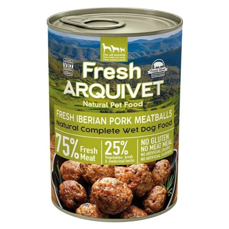 Wet food Arquivet Fresh Iberian Pork Meatballs Pig 400 g by Arquivet, Wet - Ref: S91103311, Price: 7,25 €, Discount: %