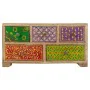 Caja-Joyero Alexandra House Living Multicolor Natural Madera de mango Madera MDF 10 x 15 x 30 cm 5 cajones de Alexandra House...