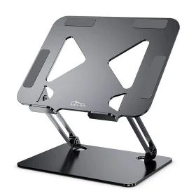 Soporte para Portátil Plegable y Regulable Media Tech MT2661 Silicona Aluminio Acero al carbono de Media Tech, Soportes de re...