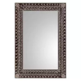 Wall mirror Alexandra House Living White Brown MDF Wood 1 x 62 x 42 cm by Alexandra House Living, Wall-Mounted Mirrors - Ref:...