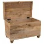 Hocker Alexandra House Living Weiß natürlich Mango-Holz Holz MDF 40 x 47 x 72 cm von Alexandra House Living, Stühle - Ref: D1...