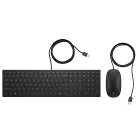 clavier et souris HP 4CE97AA Noir de HP, Ensembles Clavier et Souris - Réf : S91104198, Prix : 39,66 €, Remise : %