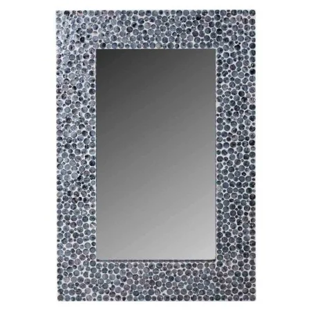 Miroir mural Alexandra House Living Gris Crème Bois MDF 91 x 3 x 60 cm de Alexandra House Living, Miroirs muraux - Réf : D163...