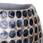 Vase Alexandra House Living Gris Crème Papier Nacre noire Capiz 14 x 35 x 33 cm de Alexandra House Living, Vases - Réf : D163...