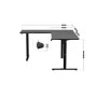 Bureau Huzaro HZ-Hero 9.5 Noir de Huzaro, Bureaux et tables d'ordinateurs - Réf : S91104437, Prix : 334,86 €, Remise : %