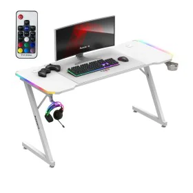 Desk Huzaro HZ-Hero 3.3 White RGB White by Huzaro, Computer desks and tables - Ref: S91104492, Price: 111,63 €, Discount: %