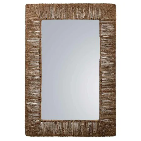 Wall mirror Alexandra House Living Brown Jute 3 x 61 x 91 cm by Alexandra House Living, Wall-Mounted Mirrors - Ref: D1631726,...