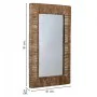 Wall mirror Alexandra House Living Brown Jute 3 x 61 x 91 cm by Alexandra House Living, Wall-Mounted Mirrors - Ref: D1631726,...