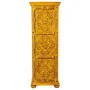 Cupboard Alexandra House Living Yellow Iron Mango wood 40 x 149 x 53 cm by Alexandra House Living, Bedroom Wardrobes - Ref: D...