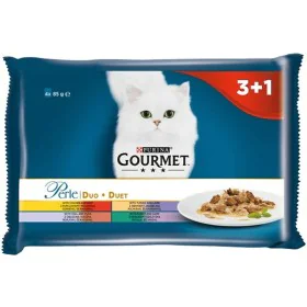 Cibo per gatti Purina Pollo Carne di vitello Agnello Anatra Cinghiale Coniglio 4 x 85 g di Purina, Umido - Rif: S9110521, Pre...