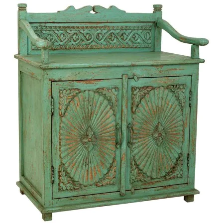 Sideboard Alexandra House Living Green Iron Mango wood 42 x 85 x 70 cm by Alexandra House Living, Sideboards - Ref: D1631743,...