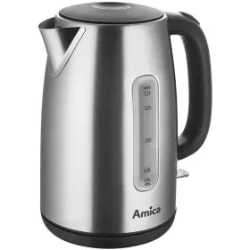 Kettle Amica KM2011 Silver Stainless steel 2200 W 1,7 L by Amica, Electric Kettles - Ref: S91105277, Price: 38,32 €, Discount: %