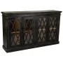 Credenza Alexandra House Living Nero Vetro Legno di mango 40 x 100 x 170 cm di Alexandra House Living, Credenze e buffet - Ri...