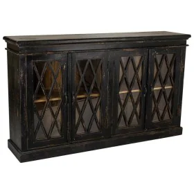 Buffet Alexandra House Living Noir verre Bois de manguier 40 x 100 x 170 cm de Alexandra House Living, Buffets, crédences et ...