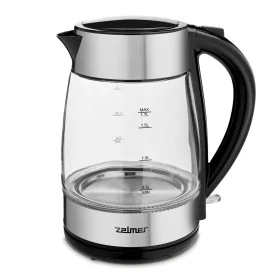 Kettle Zelmer ZCK8011 Black Silver Stainless steel Crystal 2200 W 1,7 L by Zelmer, Electric Kettles - Ref: S91105608, Price: ...