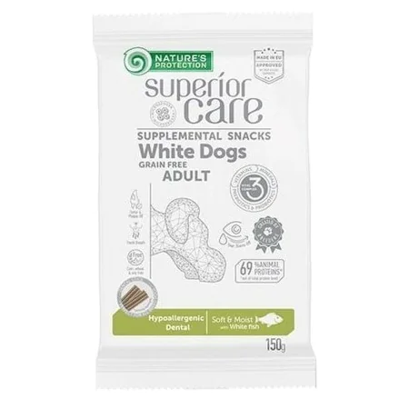 penso NATURE'S PROTECTION SC White Dogs Peixe 150 g de NATURE'S PROTECTION, Seca - Ref: S91105873, Preço: 6,10 €, Desconto: %