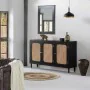 Credenza Alexandra House Living Nero Legno di pino Legno MDF 38 x 91 x 152 cm di Alexandra House Living, Credenze e buffet - ...