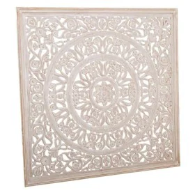 Decorazione da Parete Alexandra House Living Bianco Legno MDF 4 x 120 x 120 cm di Alexandra House Living, Sculture - Rif: D16...