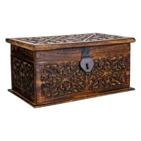 Chest Alexandra House Living Brown Mango wood 15 x 15 x 26 cm Traditional style by Alexandra House Living, Trunks - Ref: D163...